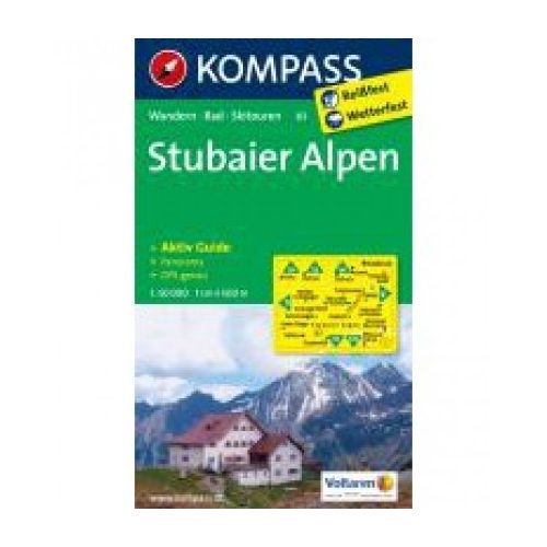 83. Stubaier Alpen turista térkép Kompass 1:50 000 
