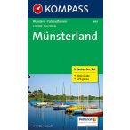   849. Münsterland, 3teiliges Set mit Naturführer turista térkép Kompass 