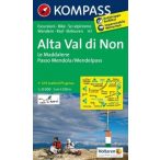   147. Alta Val di Non, Le Maddalene, Passo Mendola, 1:25 000 turista térkép Kompass 