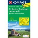   898. St. Blasien, Todtmoos, 1:25 000 turista térkép Kompass 