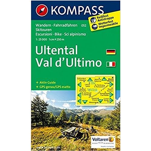 052. Ultental, Val d'Ultimo turista térkép Kompass 1:25 000 