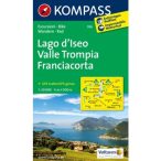   106.  Lago d'Iseo, Valle Trompia, Franciacorta turistatérkép  Kompass 1:50 000   