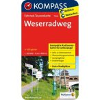   7006. Weserradweg kerékpáros térkép 1:50 000  Fahrradtourenkarte 