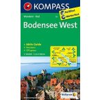 1a. Bodensee West turista térkép Kompass 