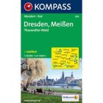   809. Dresden, Meißen, Tharandter Wald turista térkép Kompass 