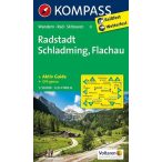   31. Radstadt Schladming turista térkép, Flachau térkép Kompass 1:50 000 