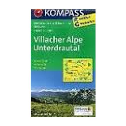 64. Villacher Alpe turista térkép Kompass 1:25 000 