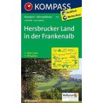   172. Hersbrucker Land in der Frankenalb turista térkép Kompass 