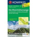 829. Die Rheinhöhenwege turista térkép Kompass 1:50 000 