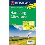 726. Hamburg, Altes Land turista térkép Kompass 