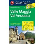   110. Valle Maggia Val Verzasca turista térkép Kompass 1:50 000 