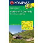 108. Gotthard turista térkép Kompass 1:50 000 