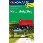 2501. Natursteig Sieg turista térkép wandertourenkarten 