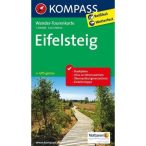 2502. Eifelsteig turista térkép wandertourenkarten Kompass