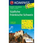   171. Fränkische Schweiz, Südliche turista térkép Kompass 