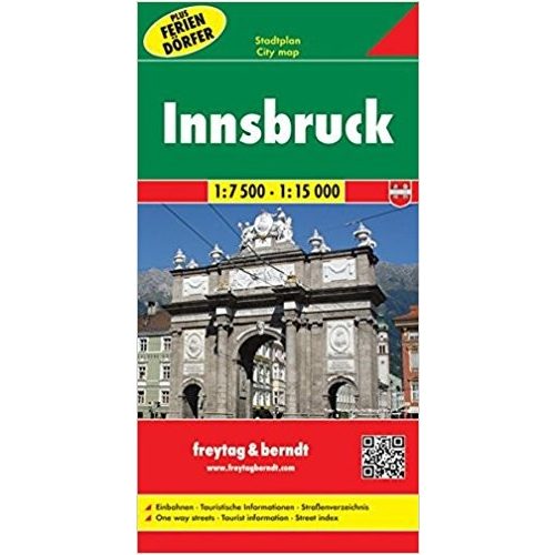 Innsbruck térkép Freytag & Berndt 1:15 000  1:7500