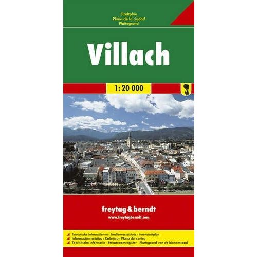 Villach térkép Freytag & Berndt 1:20 000 