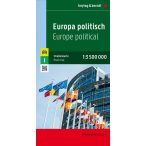   Europe politikai térkép hajtogatott Freytag & Berndt Európa térkép közigazgatási 1:3,5 Mio