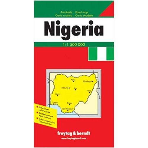 Nigéria térkép Freytag & Berndt 1:1 500 000 