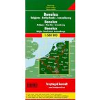Benelux államok térkép 1:500 000 Freytag AK 80 