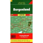 Ausztria 3 Burgenland térkép, 1:200 000 Freytag OE 3