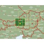   Ausztria 6 Salzburg-Salzkammergut térkép, 1:200 000 Freytag OE 6