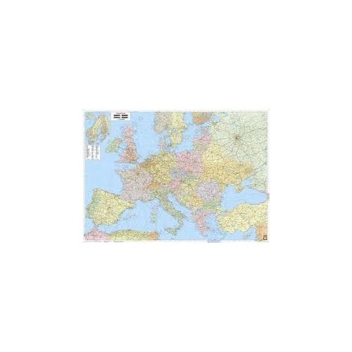 Európa politika fémléces, műanyaghengerben, 1:3 500 000, (126 x 88,5 cm)  Freytag térkép AK 22 B