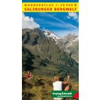   Salzburg túrakalauz, térkép Freytag Wanderatlas Salzburger Bergwelt német nyelvű - 2007 - akciós