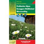   WK 021 Fischbacher Alpen, Roseggers Waldheimat, Mürzzuschlag turistatérkép 1:50 000