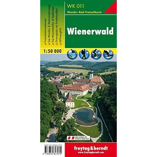 WK 011 Wienerwald turista térkép Freytag 1:50 000 