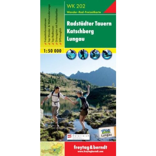 WK 202 Radstädter Tauern, Katschberg, Lungau turistatérkép 1:50 000
