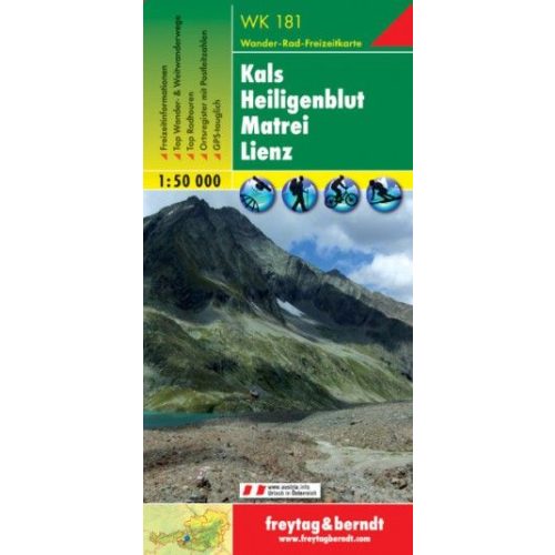 WK 181 Kals, Heiligenblut, Matrei, Lienz turistatérkép 1:50 000