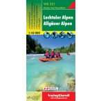   WK 351 Lechtaler Alpen, Allgäuer Alpen turistatérkép 1:50 000