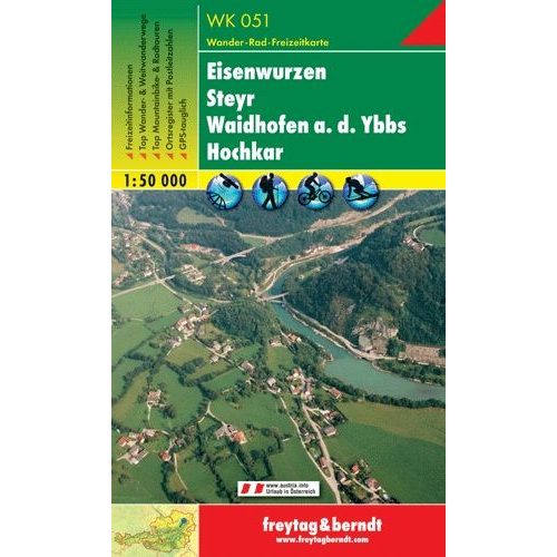 WK 051 Eisenwurzen, Steyr, Waidhofen a.d. Ybbs, Hochkar turistatérkép 1:50 000