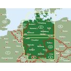   Németország térkép keményborítóban, 1:500 000  Freytag térkép AK 0205