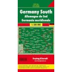 Dél-Németország, 1:500 000  Freytag térkép AK 0207
