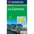 231. La Gomera turista térkép Kompass 1:30 000 