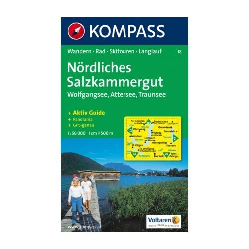 18.  Nordliches Salzkammergut turistatérkép  Kompass 1:50 000  