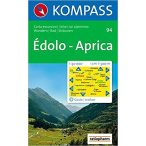   94. Édolo turista térkép Kompass Édolo, Aprica térkép D/I