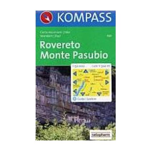 101. Rovereto Monte Posubio turista térkép Kompass 1:50 000 