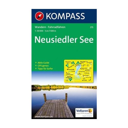 215. Neusiedler See turista térkép Kompass 1:50 000 