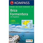 239. Ibiza, Formetera térkép Kompass 1:50 000 