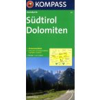   331. Südtirol, Dolomiten, Provinzkarte, 1:150 000 térkép autós 