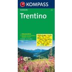 332. Trentino Provinzkarte, 1:125 000 térkép autós 