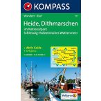   717. Heide, Dithmarschen im Nationalpark SchleswigHolsteinisches Wattenmeer turista térkép Kompass 