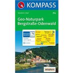   764. GeoNaturpark Bergstraße, Odenwald, 1:75 000 turista térkép Kompass 