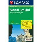 100. Monti Lessini turista térkép Kompass 1:50 000 