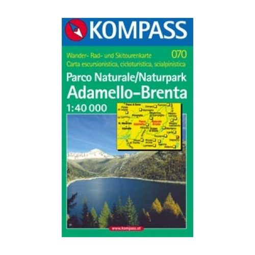 070. Ademello-Brenta turista térkép Kompass 1:40 000 