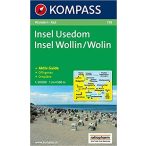   738. Insel Usedom, Insel Wollin, 1:50 000/1:60 000 turista térkép Kompass 