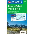  095. Val di Sole-Pejo e Rabbi turista térkép Kompass 1:25 000 